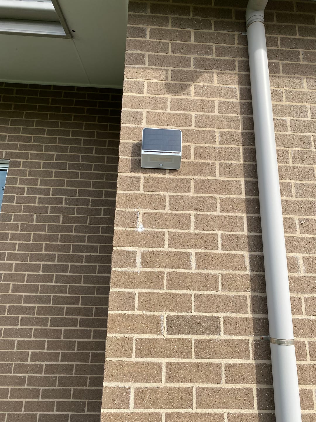 Customer photo review of Solar Sensor Light – 1600 Lumens