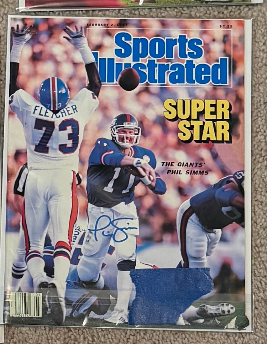 Customer photo review of Phil Simms Autograph Signing