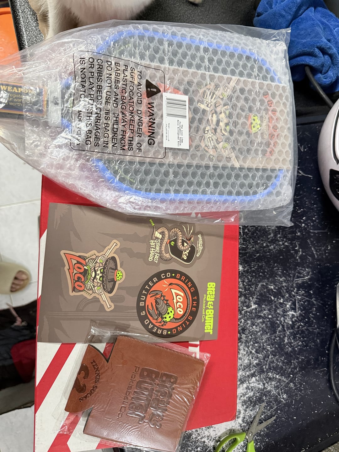 Customer photo review of The Loco 16mm Pickleball Paddle Elongated