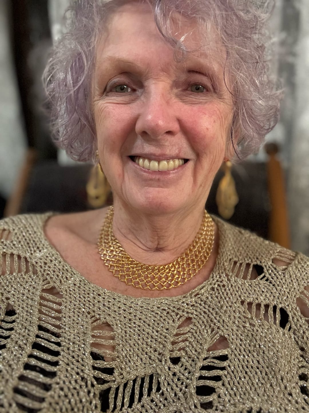 Customer photo review of Choker cleopatra-maglia placata oro