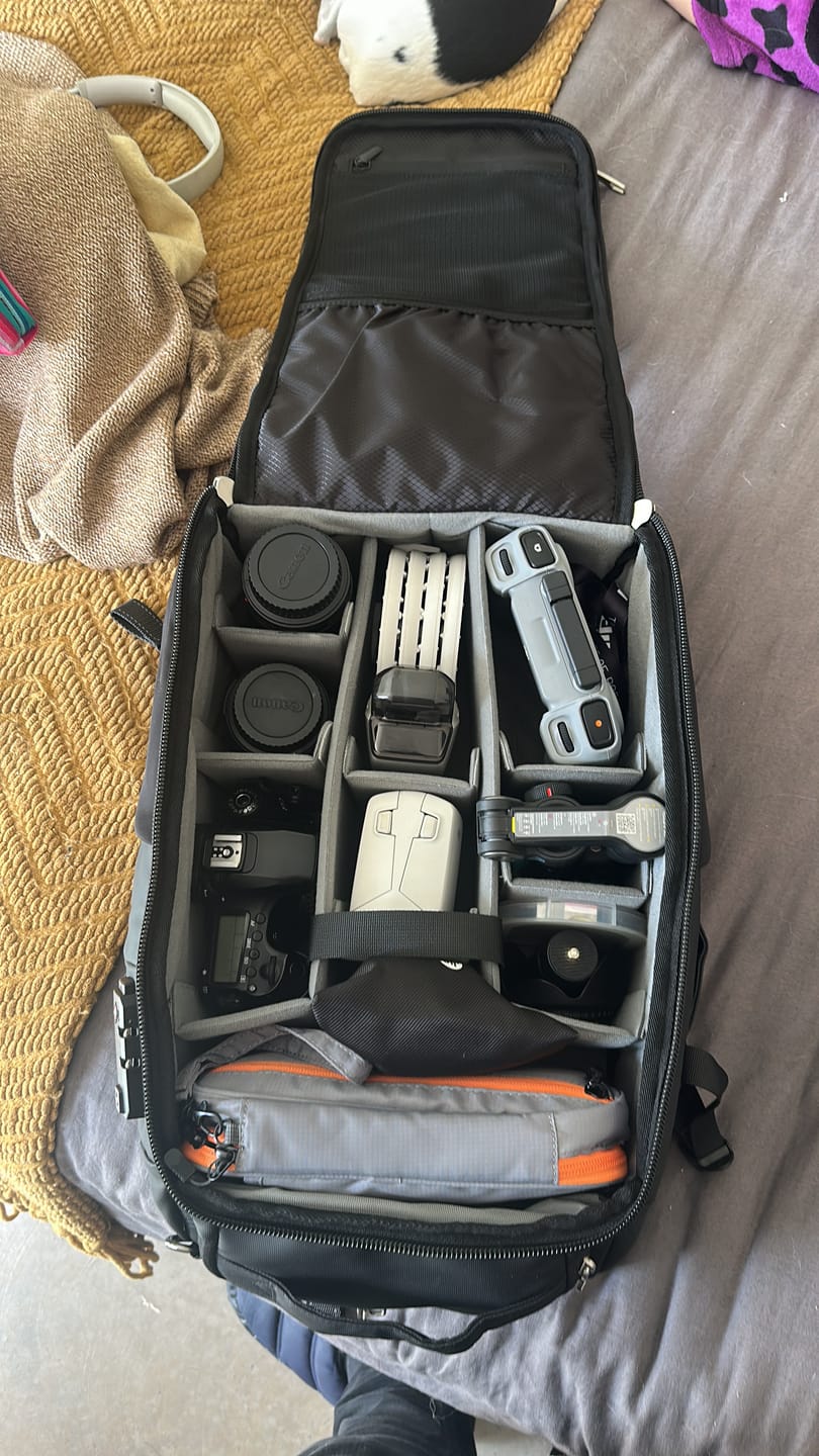 Customer photo review of Professional Photography Backpack