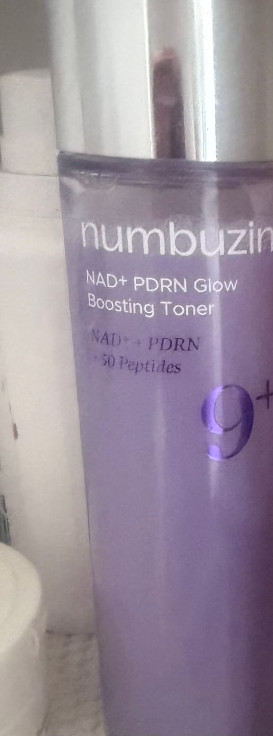 Customer photo review of Atjaunojošs peptīdu toniks Numbuzin No.9 NAD+ PDRN Glow Boosting Toner