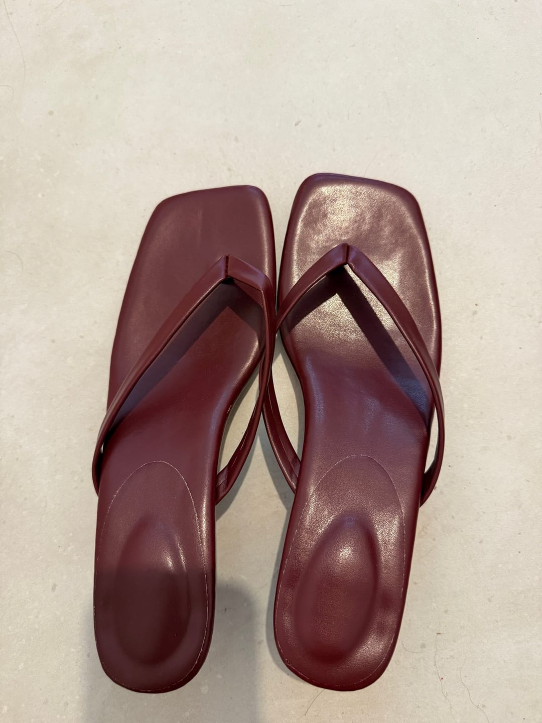 Customer photo review of Jessica Square Toe Kitten Heel Sandals