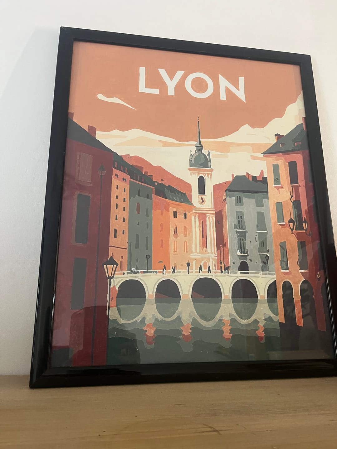 Customer photo review of Affiche Vintage Lyon