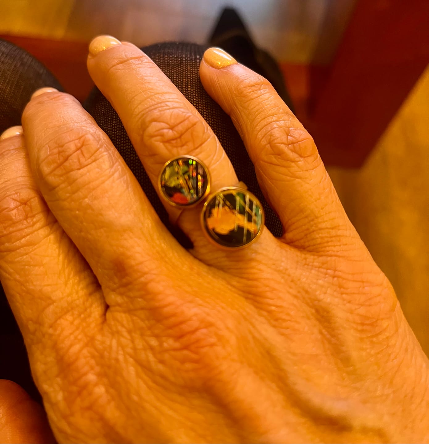 Customer photo review of Set Insieme / Aros + Anillo