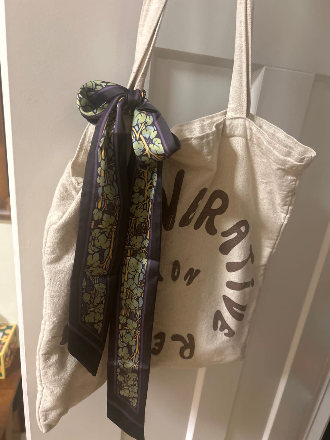 Customer photo review of Sicily Skinny Scarf