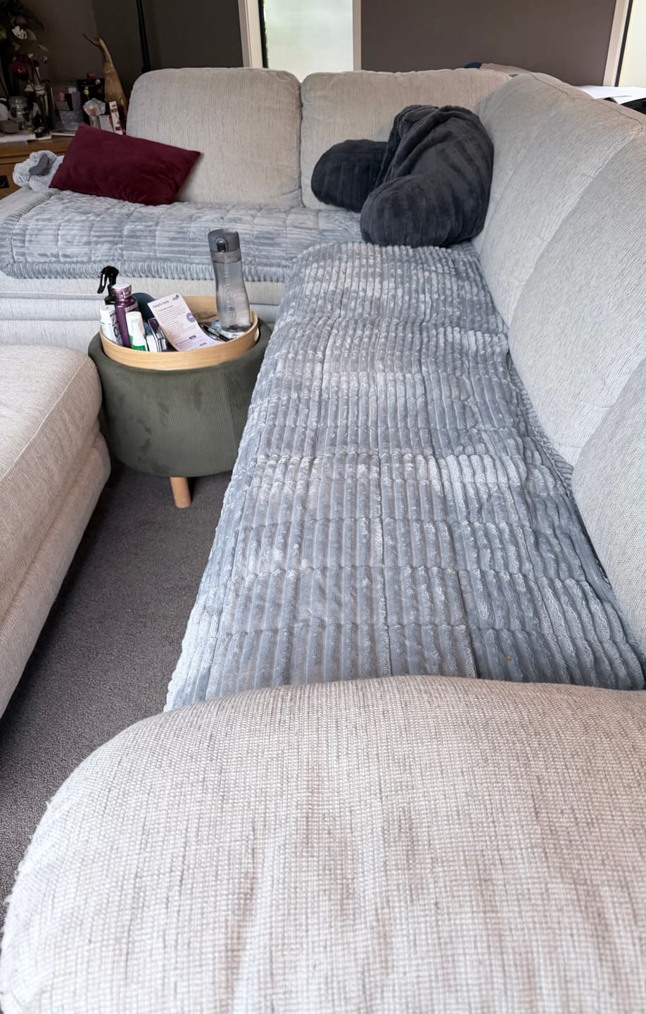 Customer photo review of Cosy Couch - Couch Cover
