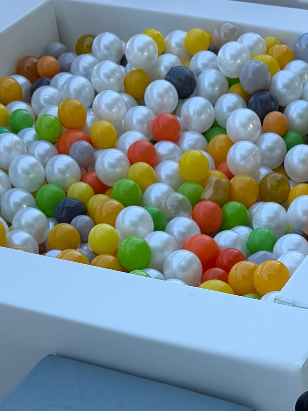 Customer photo review of Balls for Ball Pit Commercial Jumbo 3” Diameter, 14g Each (large)