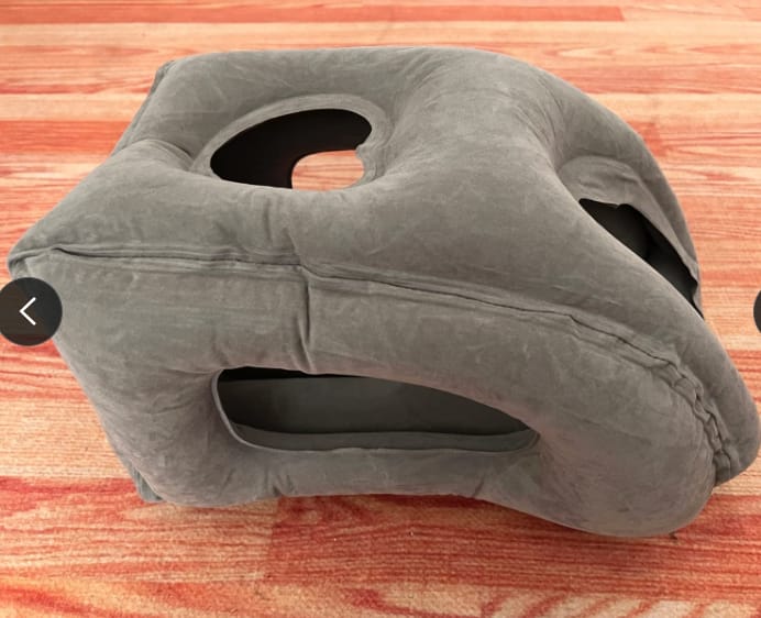 Customer photo review of AbrazAir Almohada Descanso Profundo