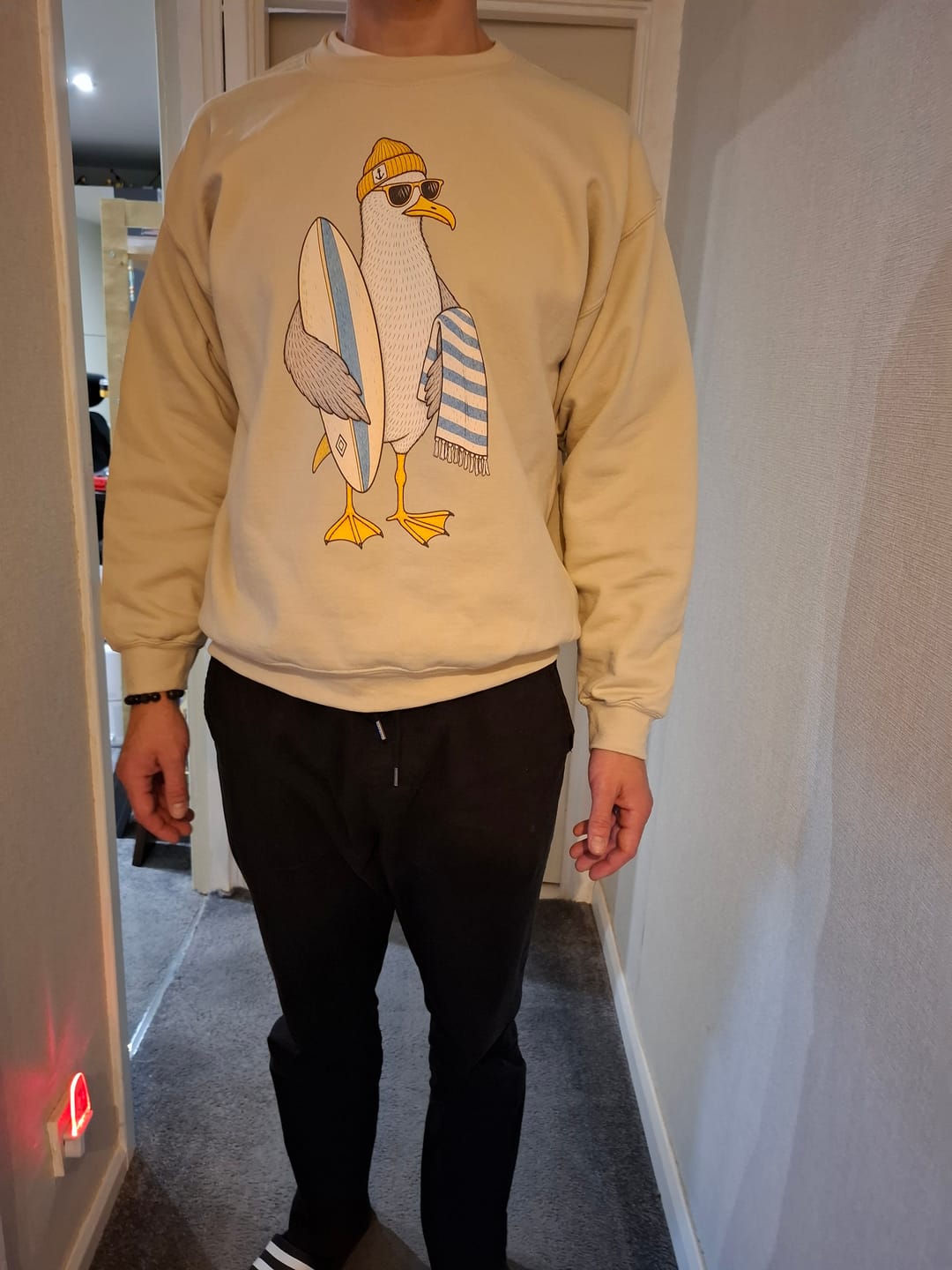 Customer photo review of The Salty Local Sweatshirt