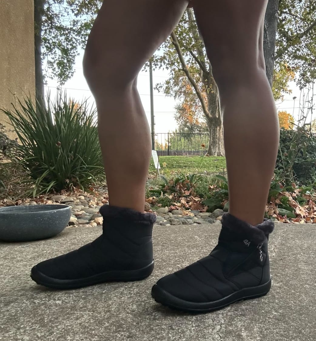 Customer photo review of CozyStep™ Women’s Winter Boots – Warm, Anti-Slip & Soft Comfort