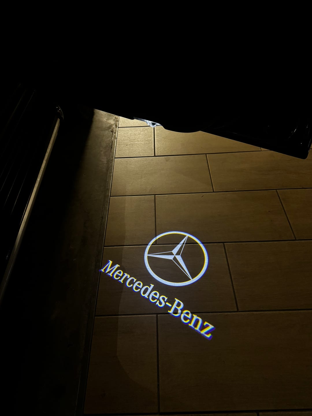 Customer photo review of MERCEDES DOOR LIGHTS
