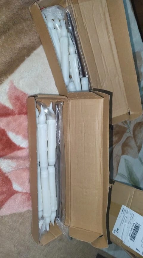 Customer photo review of Floating Candles with Magic Wand Remote