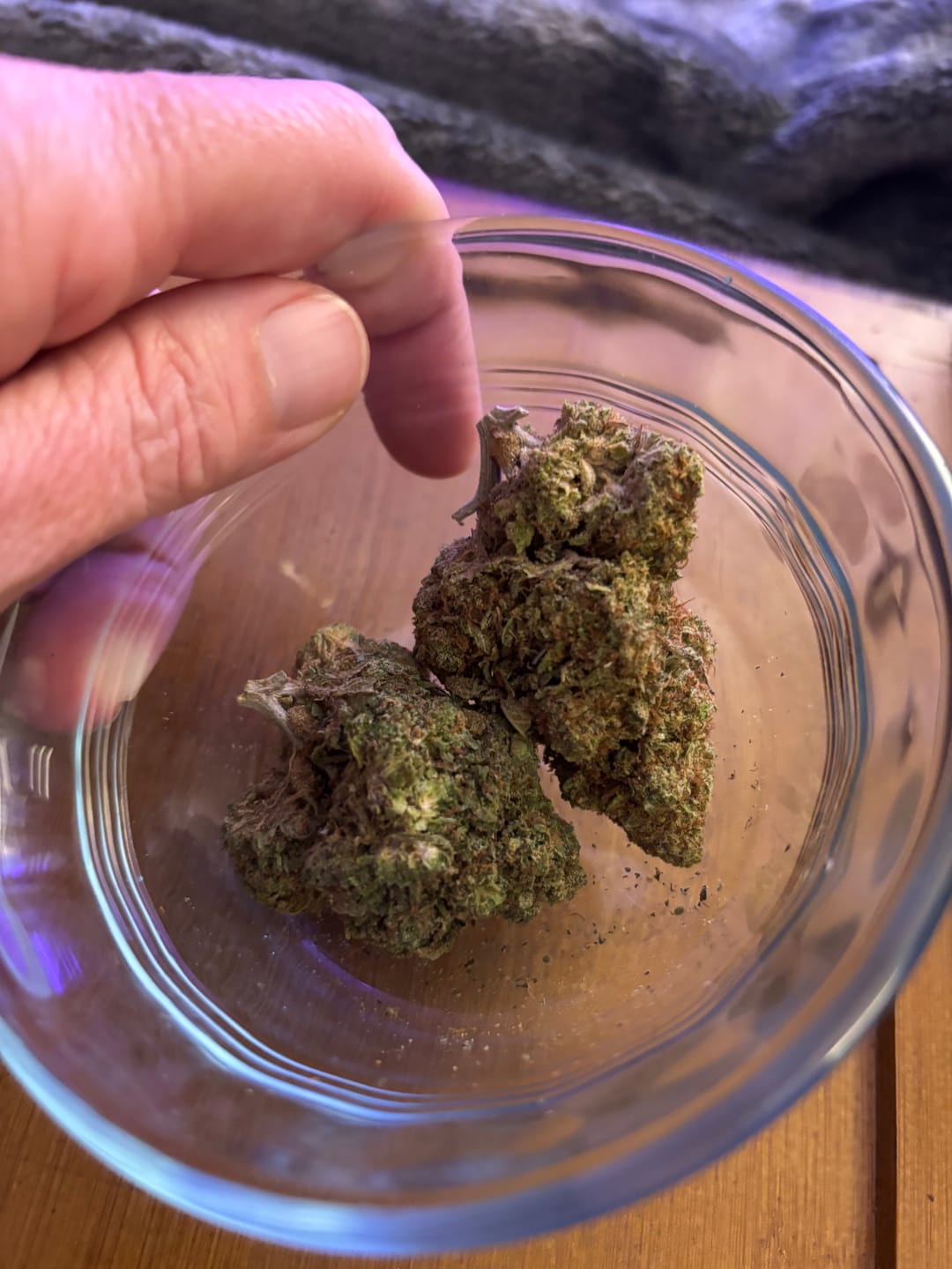Customer photo review of Snake Venom THCA Flower