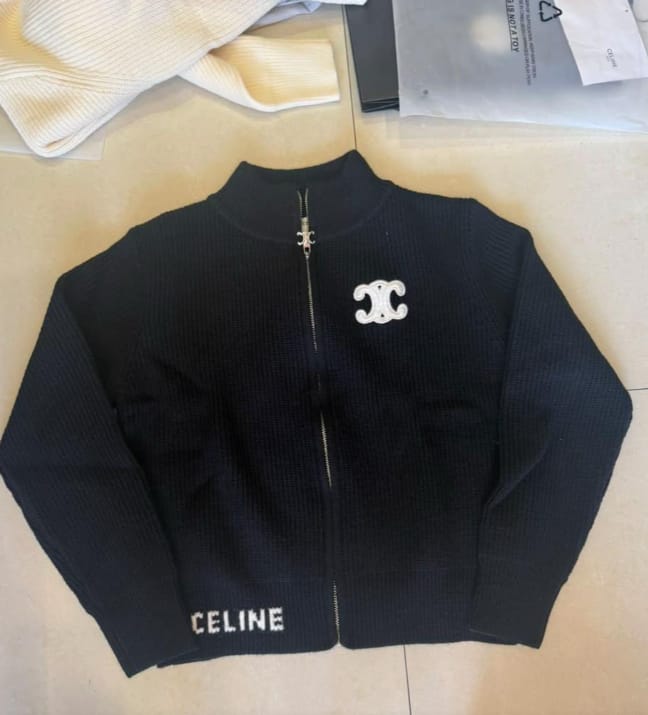 Customer photo review of Celine 2026 Zip Cardigan Wool