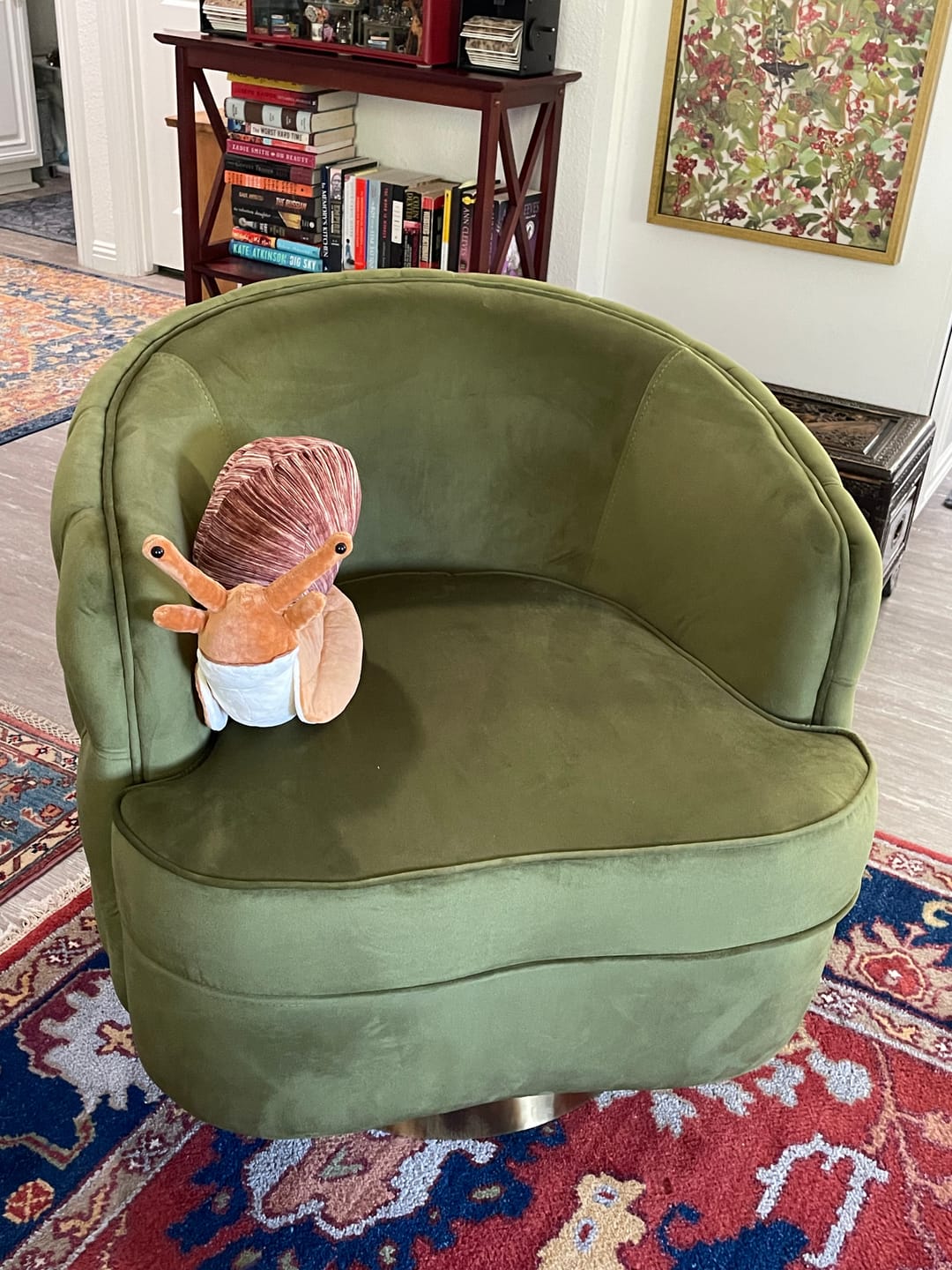 Customer photo review of Snail Soft Stuffed Plush Toy