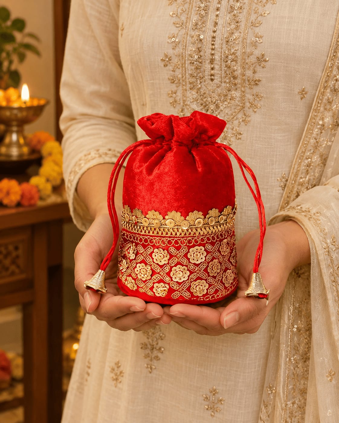 Customer photo review of Laxmi Potli