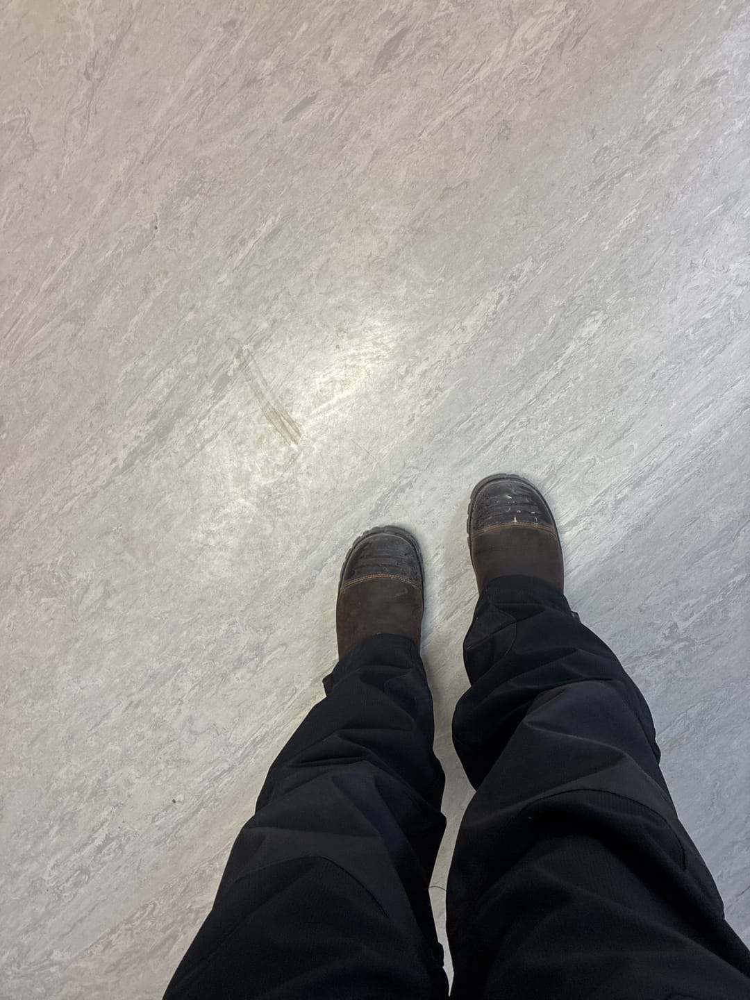 Customer photo review of Botín WorkPro Cuero Impermeable Trabajo Exigente Unisex