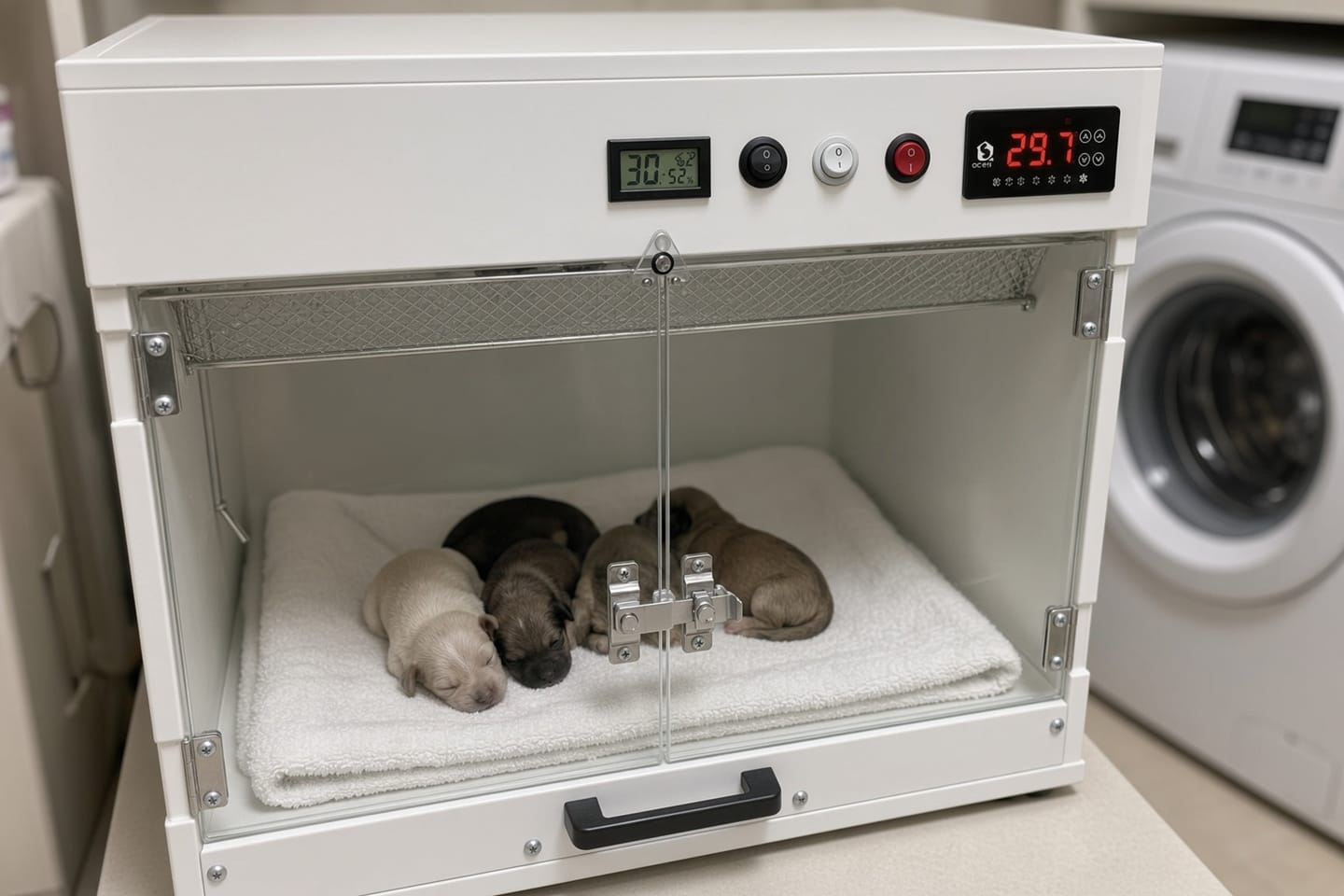 Customer photo review of Kiba Nest Warm-Air Nursery