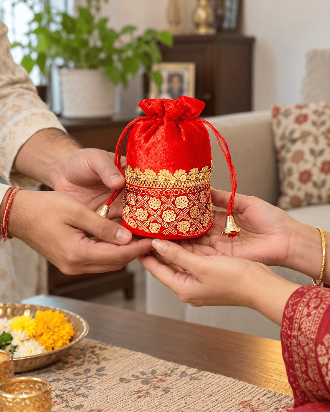 Customer photo review of Laxmi Potli