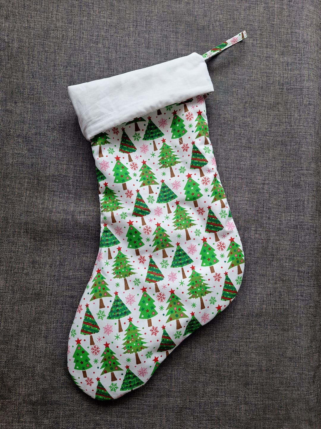 Customer photo review of Festive Forest Polycotton Fabric