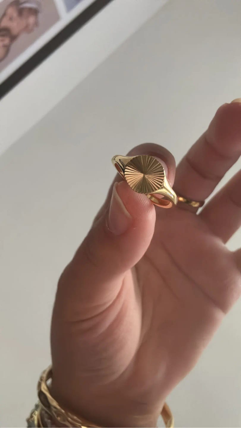 Customer photo review of Golden Zenith Ring