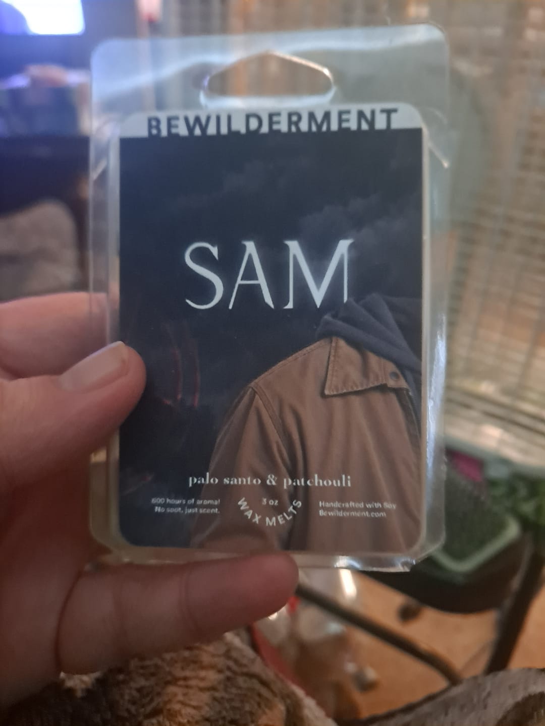 Customer photo review of Sam Wax Melts