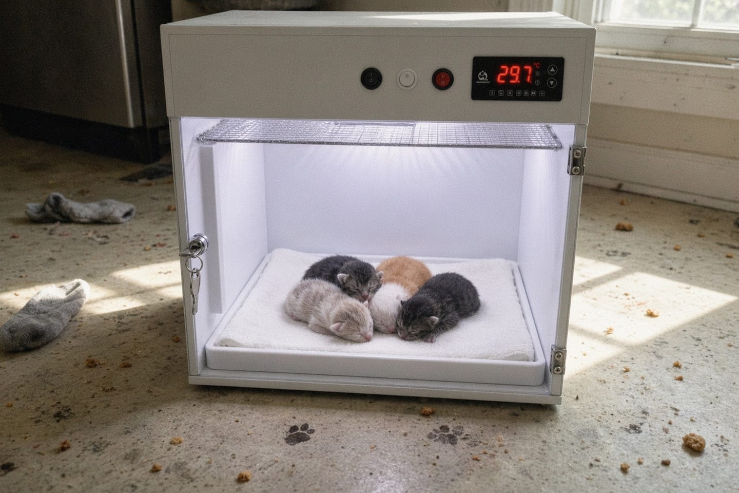 Customer photo review of Kiba Nest Warm-Air Nursery