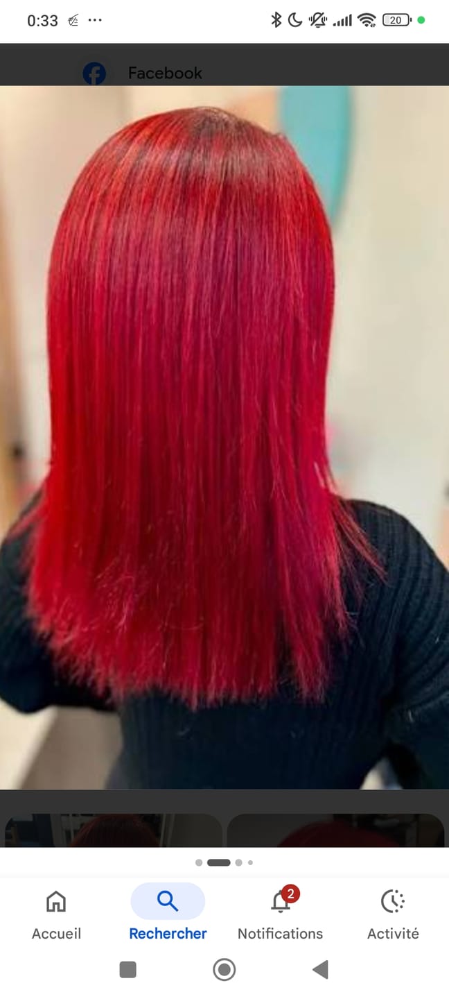 Customer photo review of Mattie Red - Vegan Semi-Permanent Direct Dye Hair Color Cream 210 ml