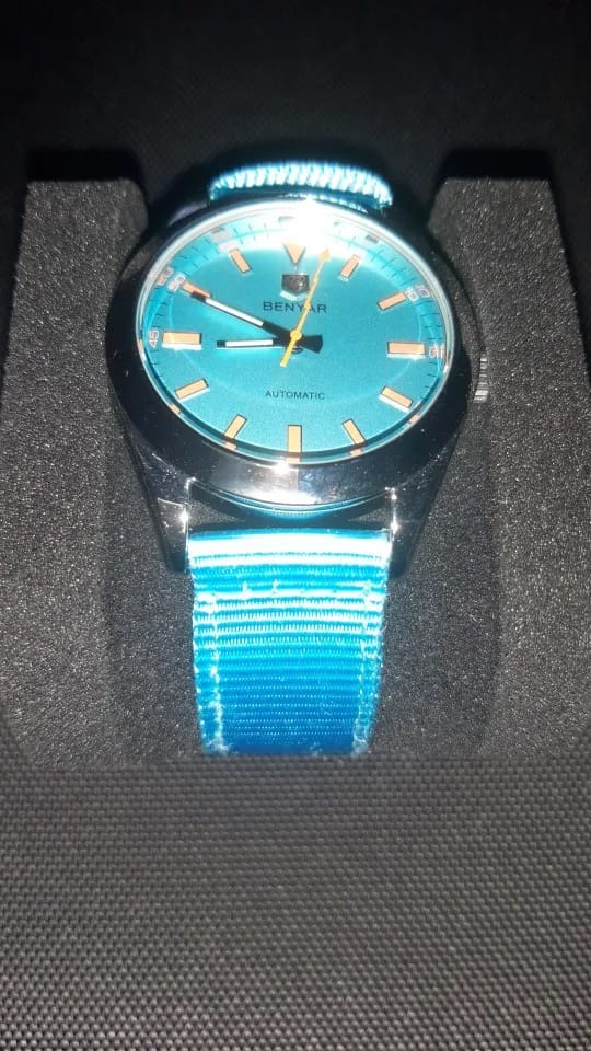 Customer photo review of Garmin 18/20/22/24mm Quick Release Woven Nylon Band