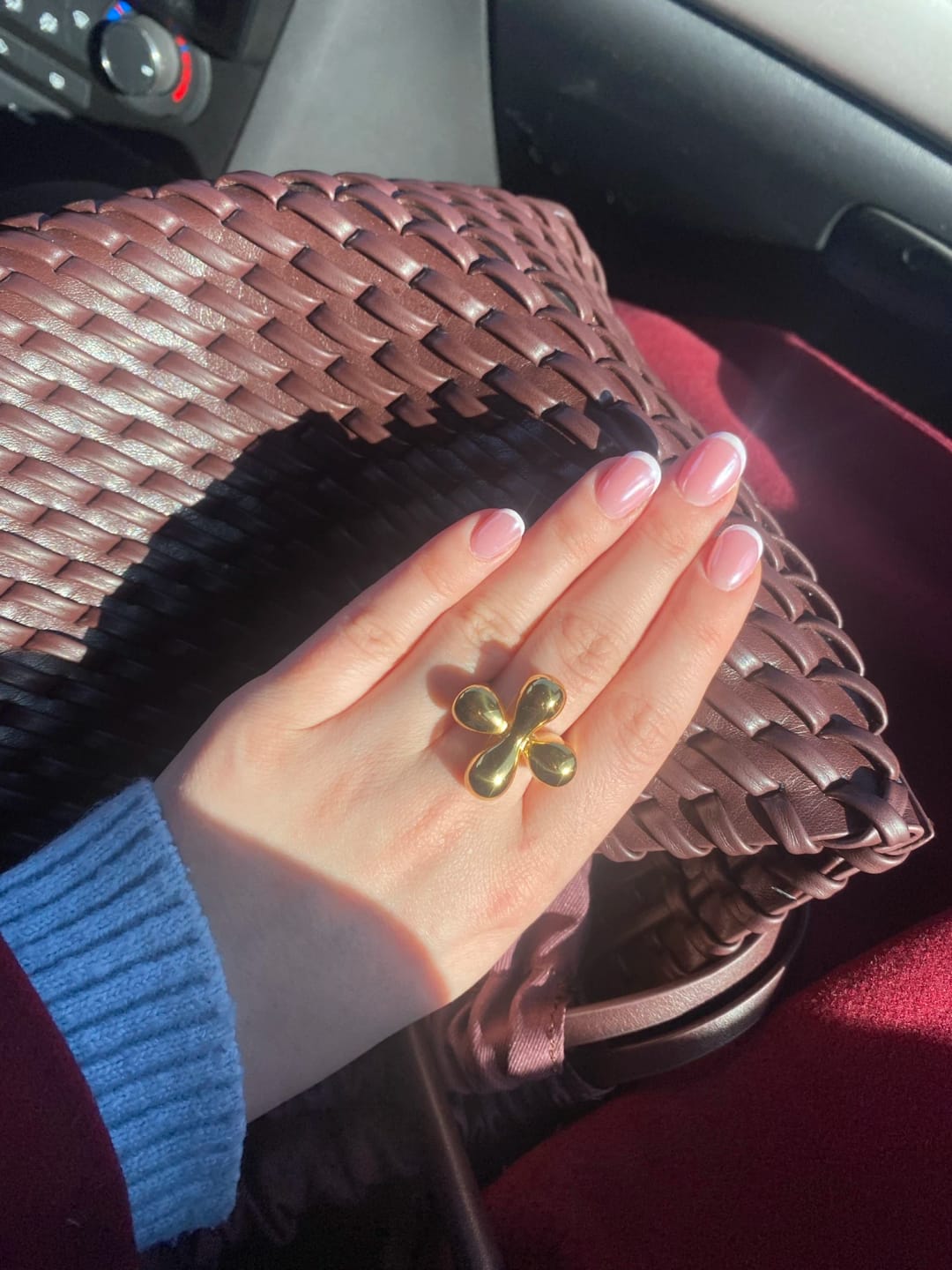 Customer photo review of Amelia’s Orbit Ring
