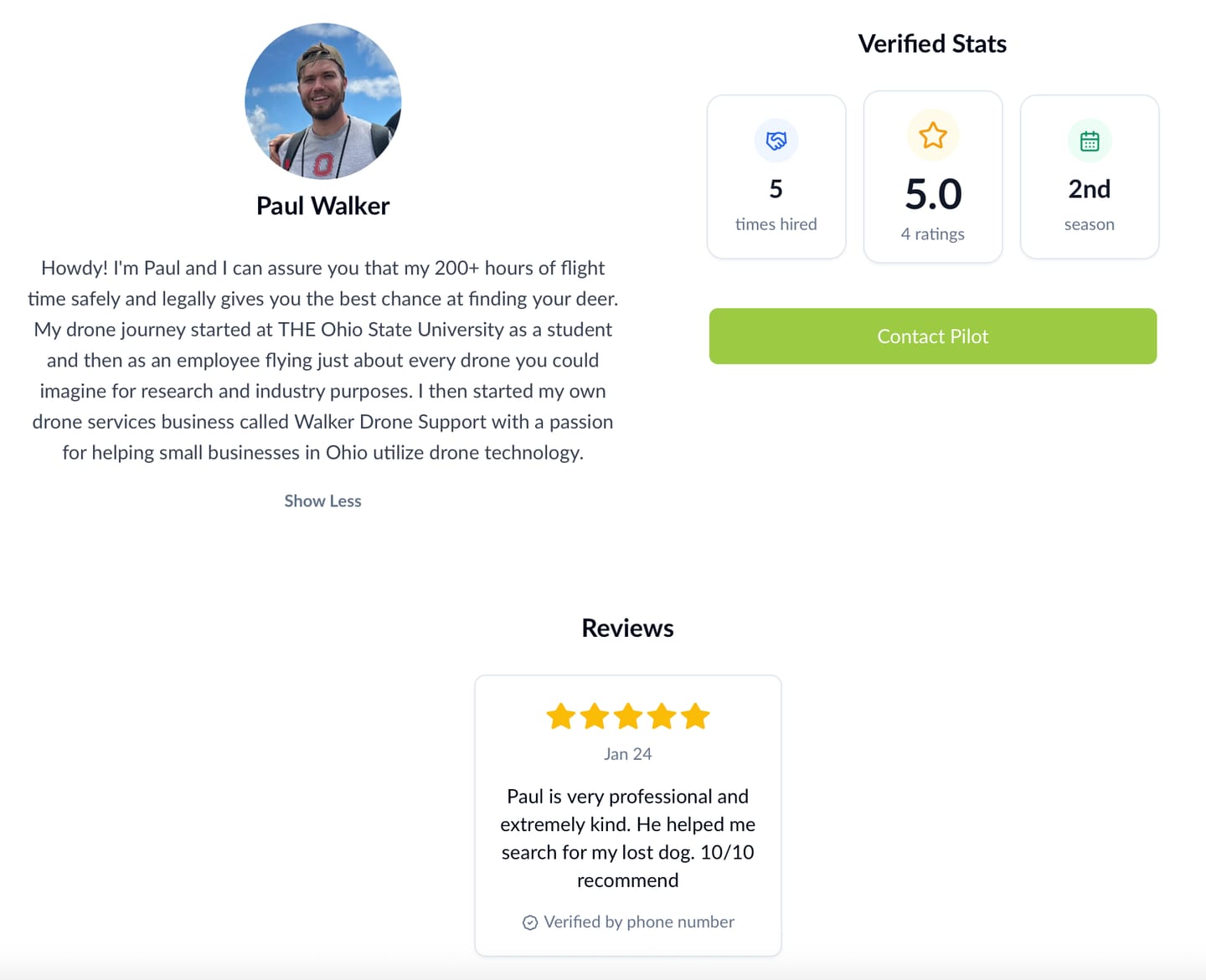 Customer photo review of Pilot Locator Map Subscription