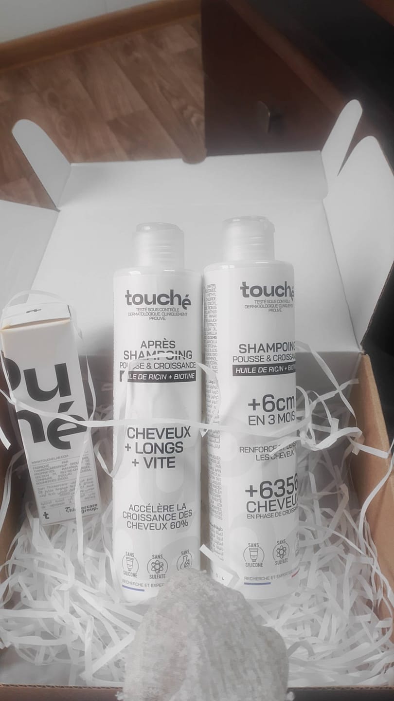 Customer photo review of Pack shampooing et après-shampooing pousse et croissance