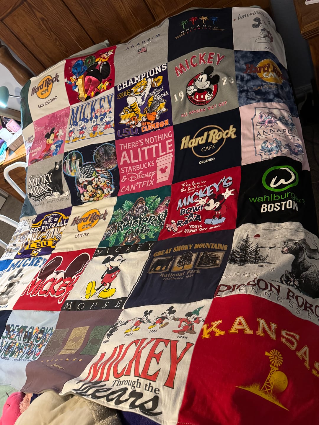Customer photo review of Project Repat T-Shirt Quilt