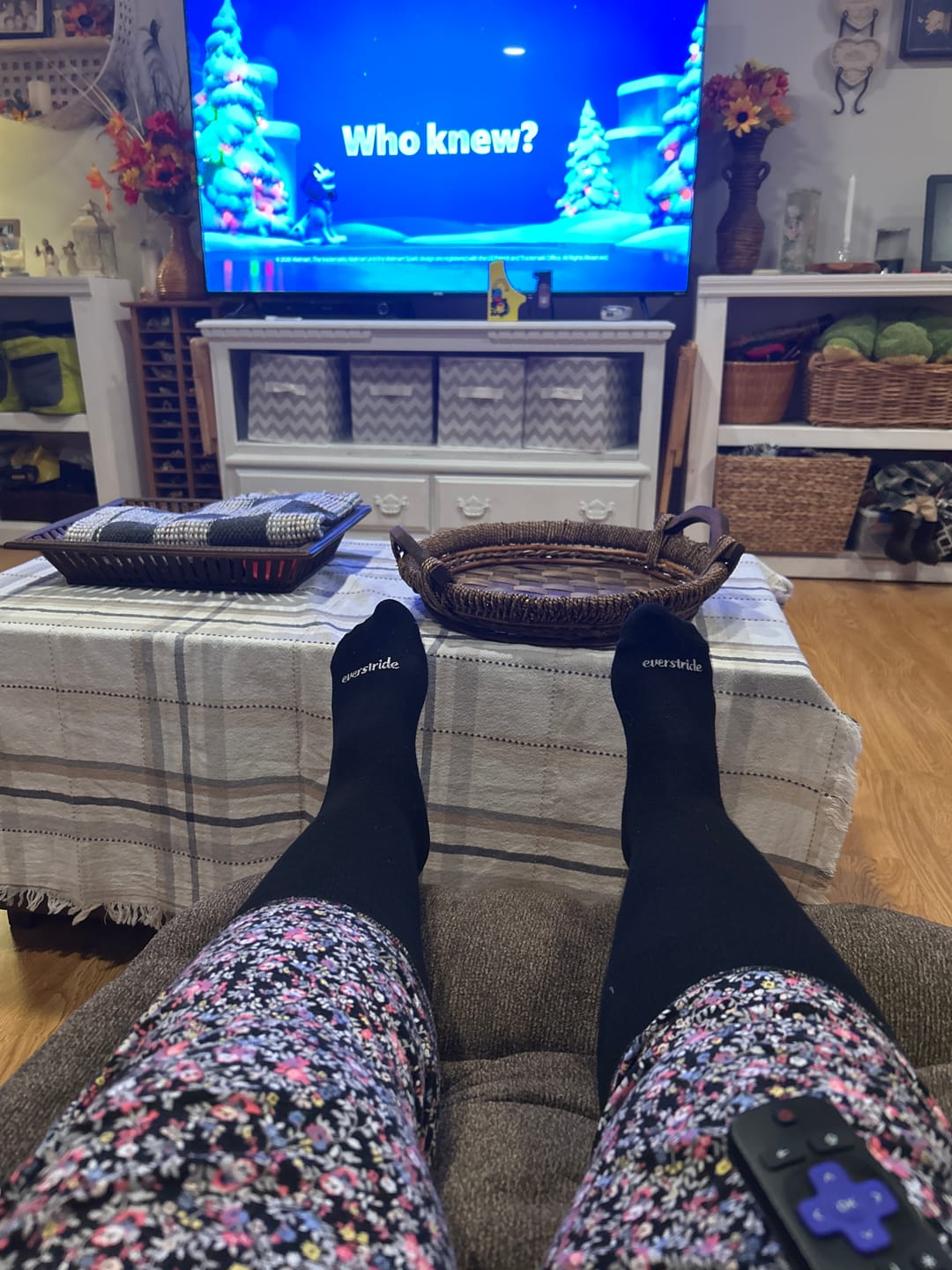 Customer photo review of Bamboo Wide Compression Socks