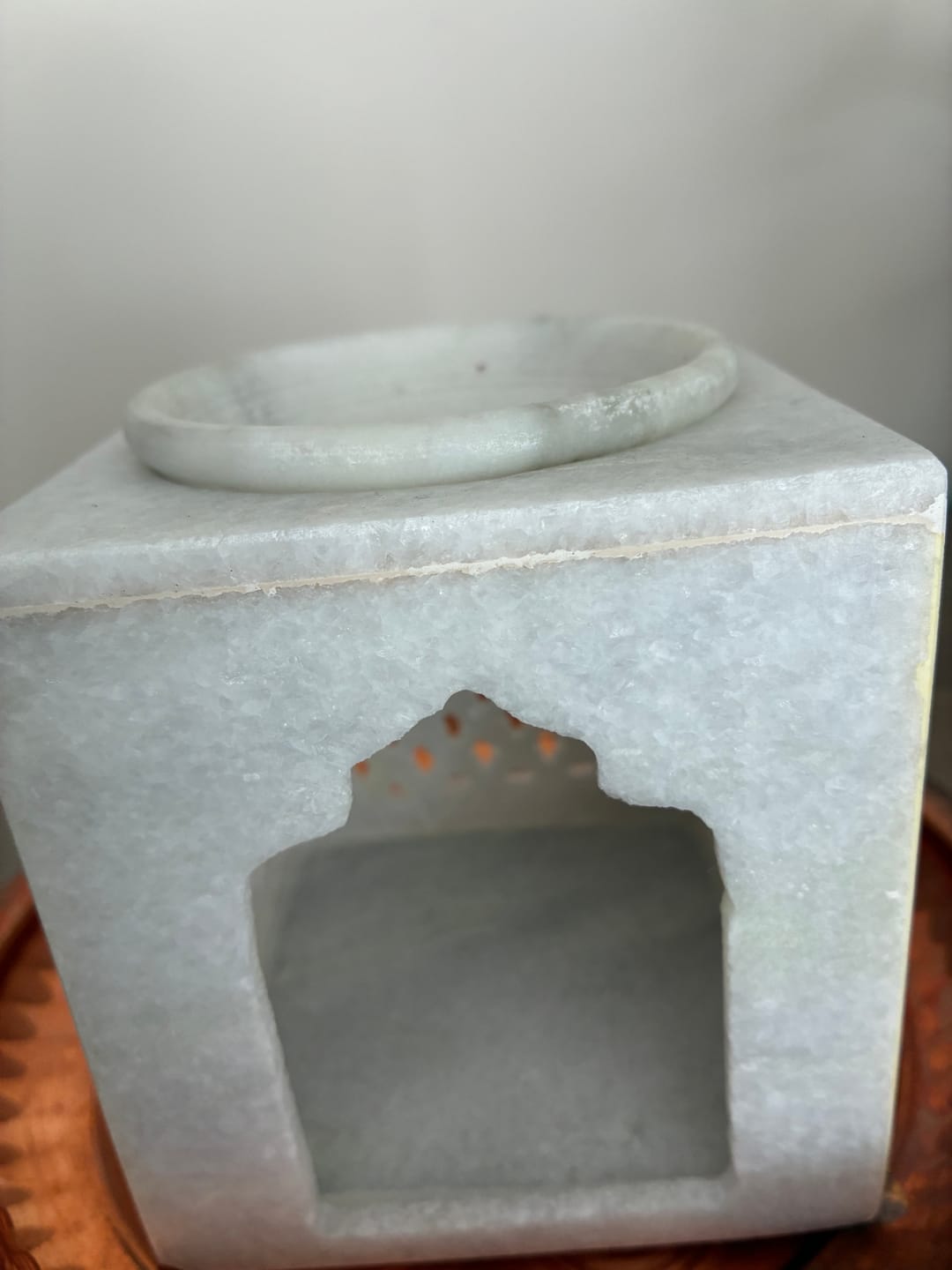 Customer photo review of The Marble Shell Bowl - Handcrafted Scalloped Decorative Dish - lehomedecor