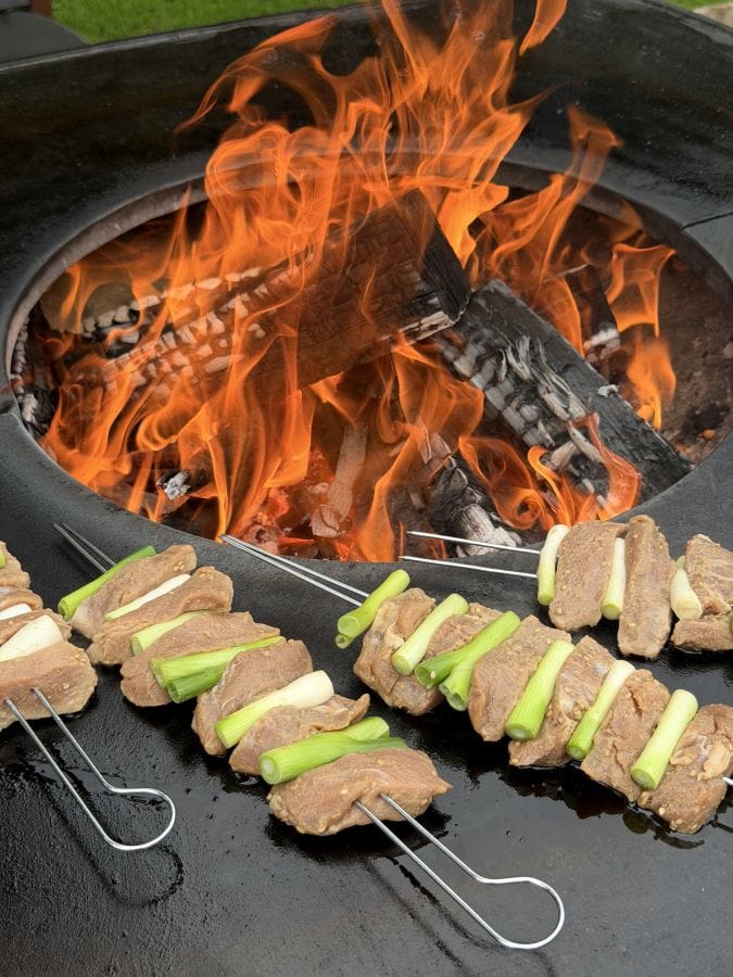 Customer photo review of MOESTA ONE FirePlace – Premium Feuerplattengrill
