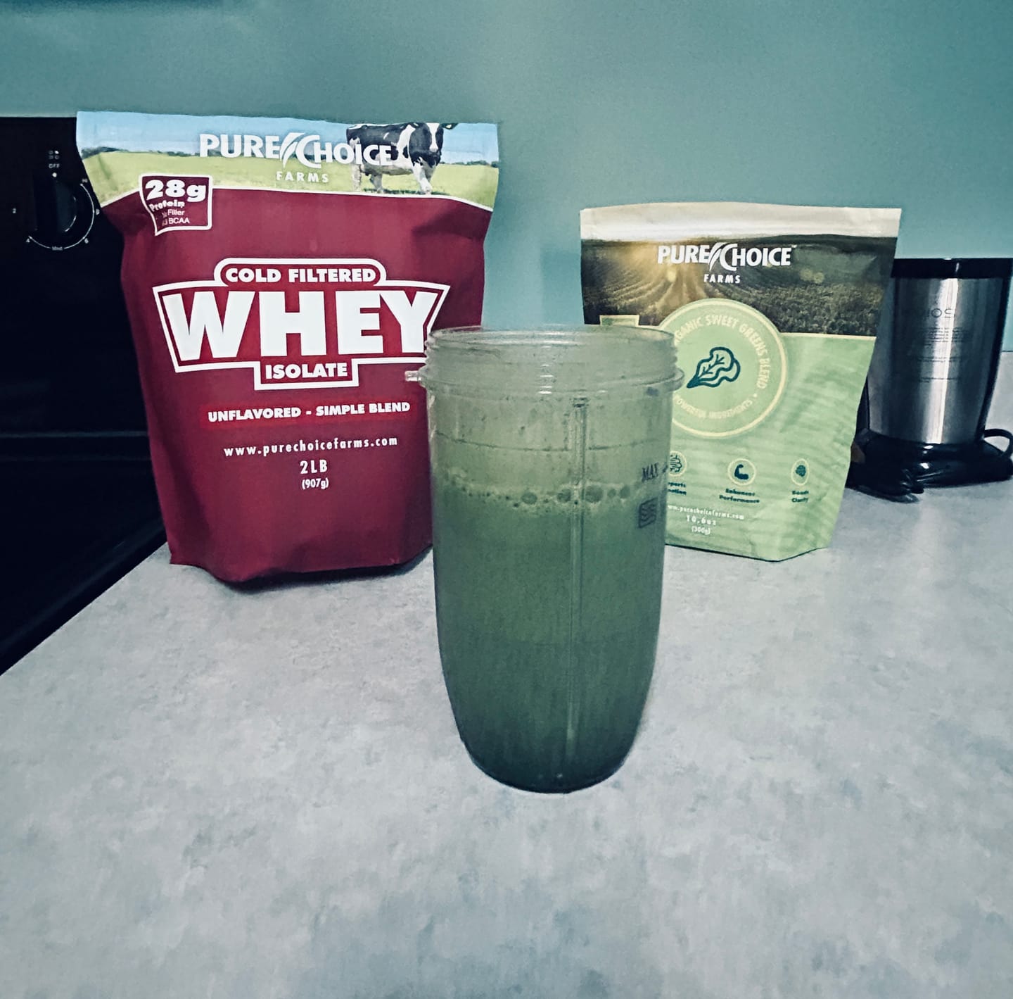 Customer photo review of Sweet Organic Powdered Superfood Greens