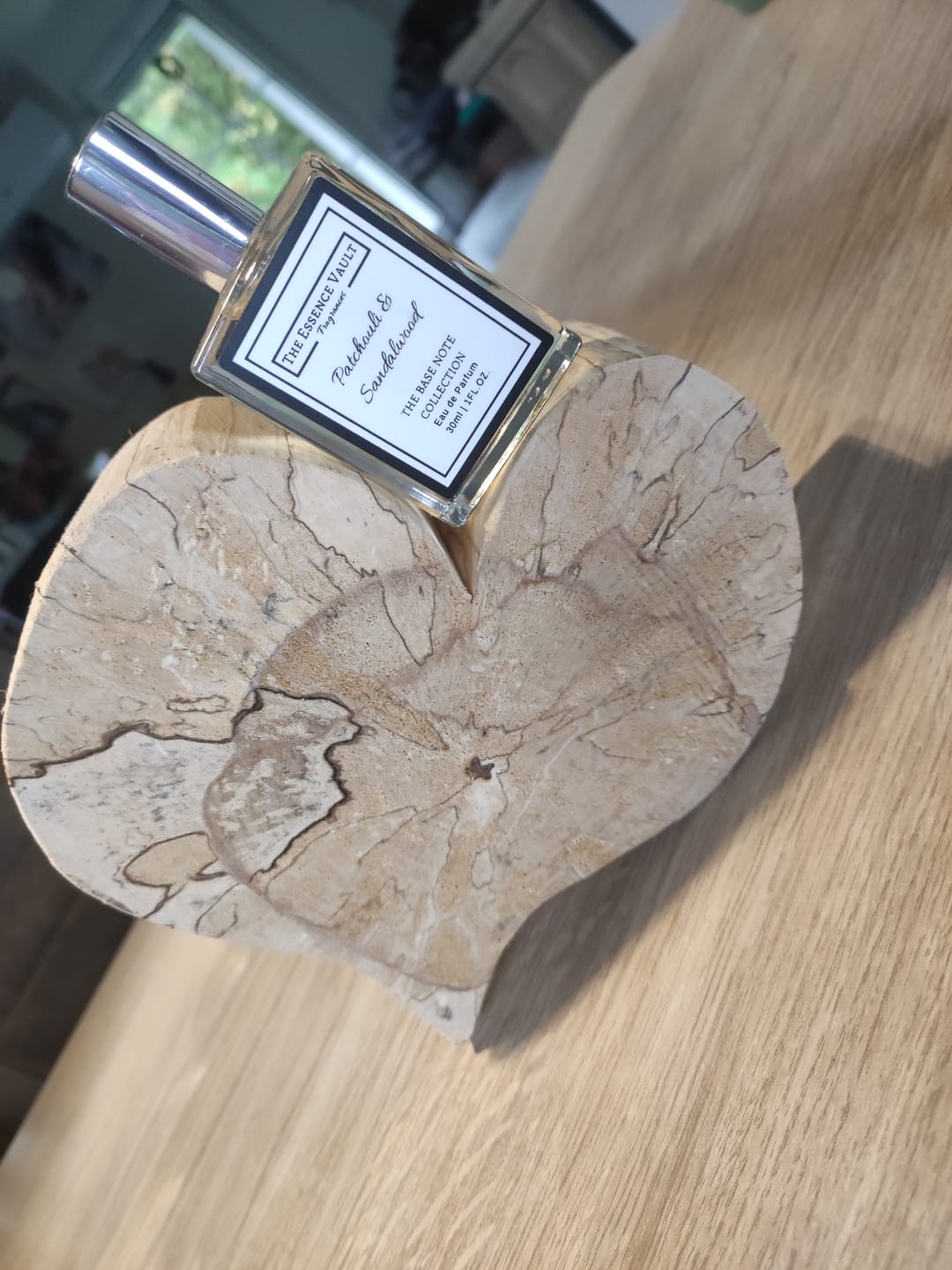 Customer photo review of Patchouli & Sandalwood Eau De Parfum