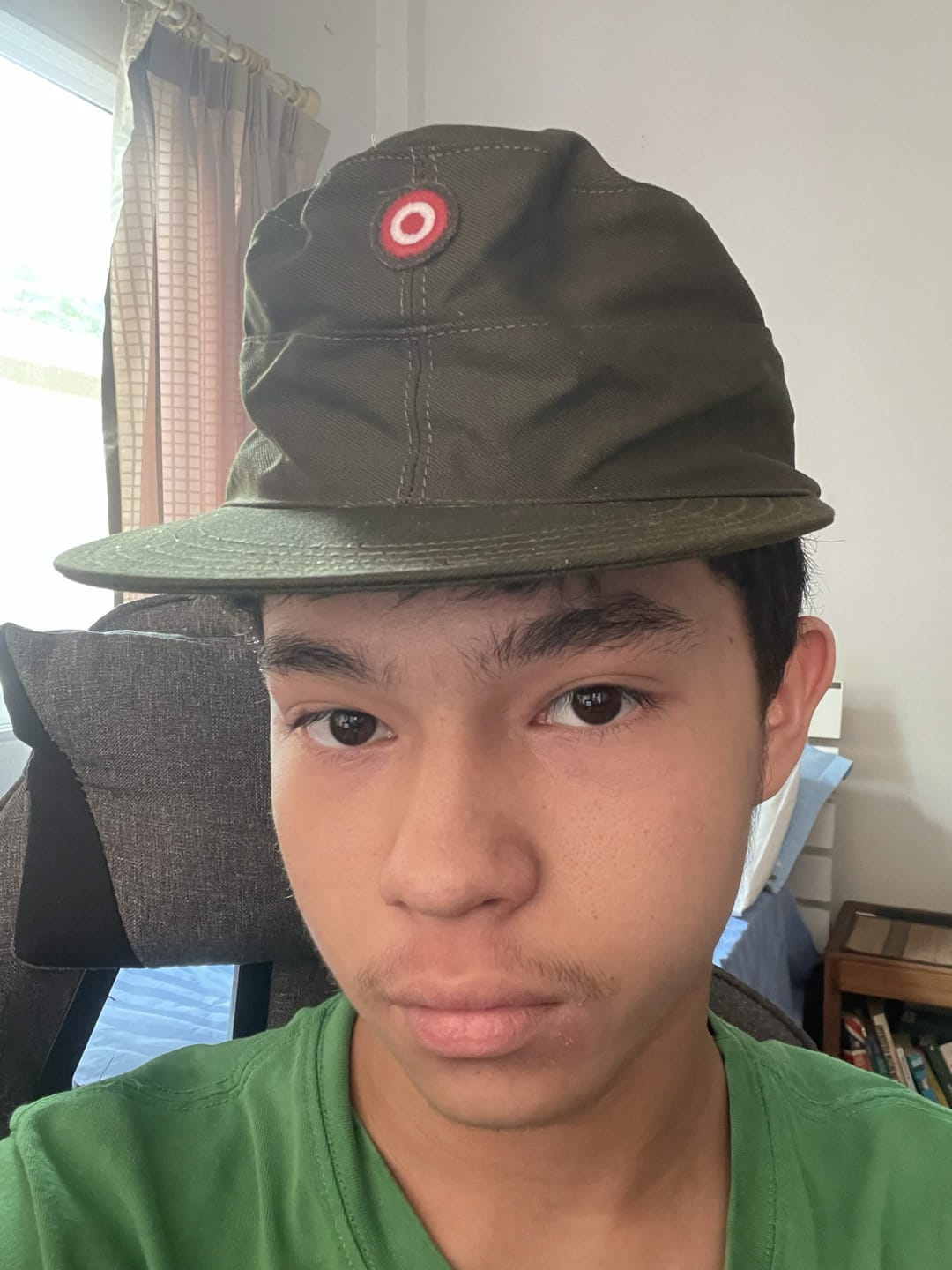 Customer photo review of Original Austrian army military field cap Austria combat hat Olive drab O.D NEW