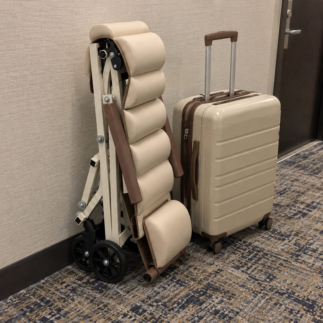 Customer photo review of Folding Transport Chair