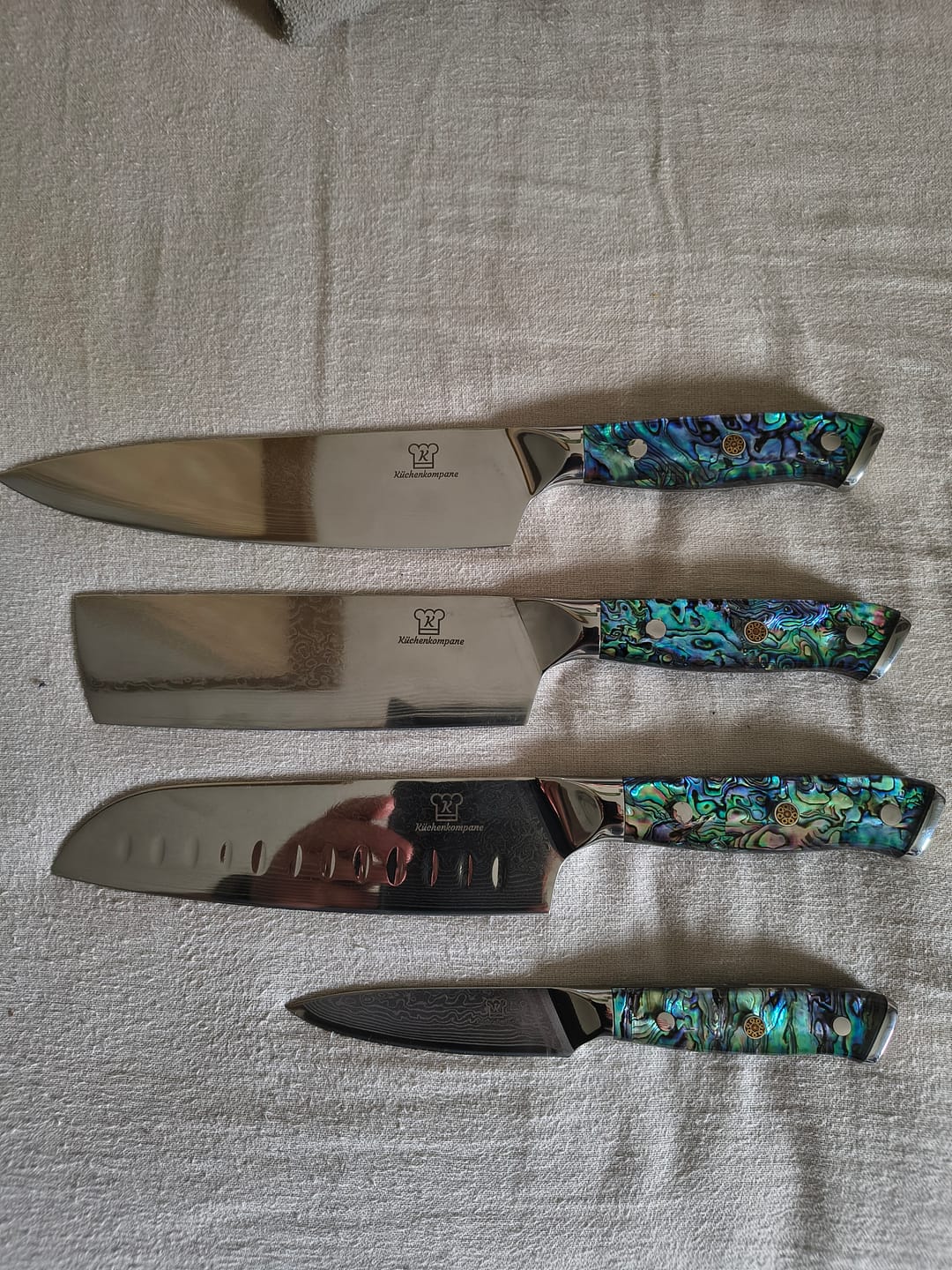 Customer photo review of Sheru Damast Messerset