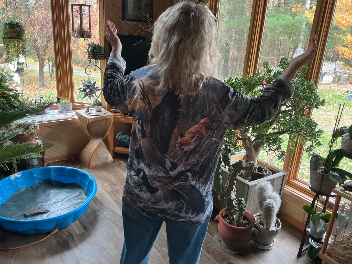 Customer photo review of Performance Hunting Long Sleeve - Red Fox Goose Ambush - ULS606K