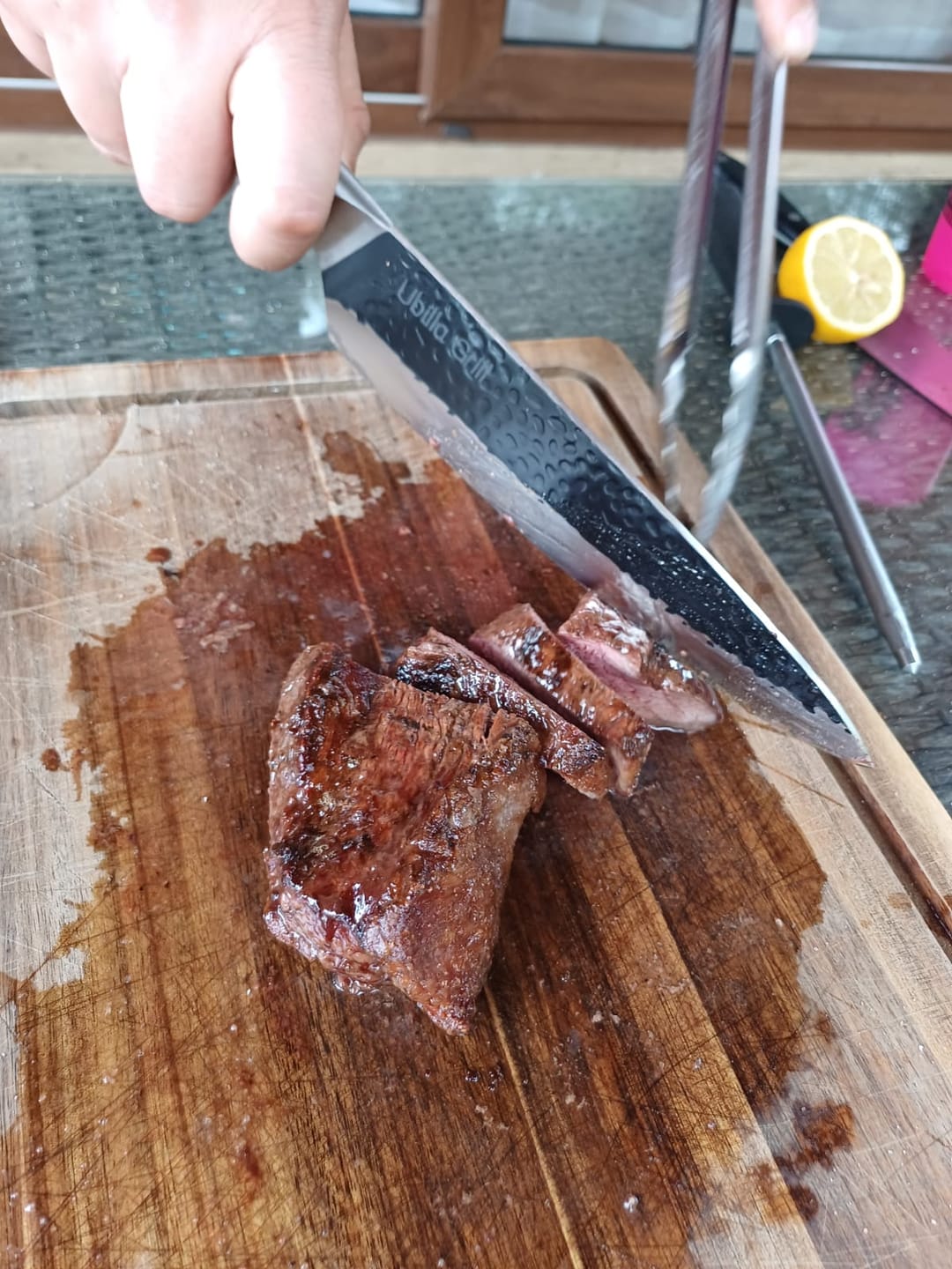 Customer photo review of Cuchillo Parrillero 8" Iron Feroz