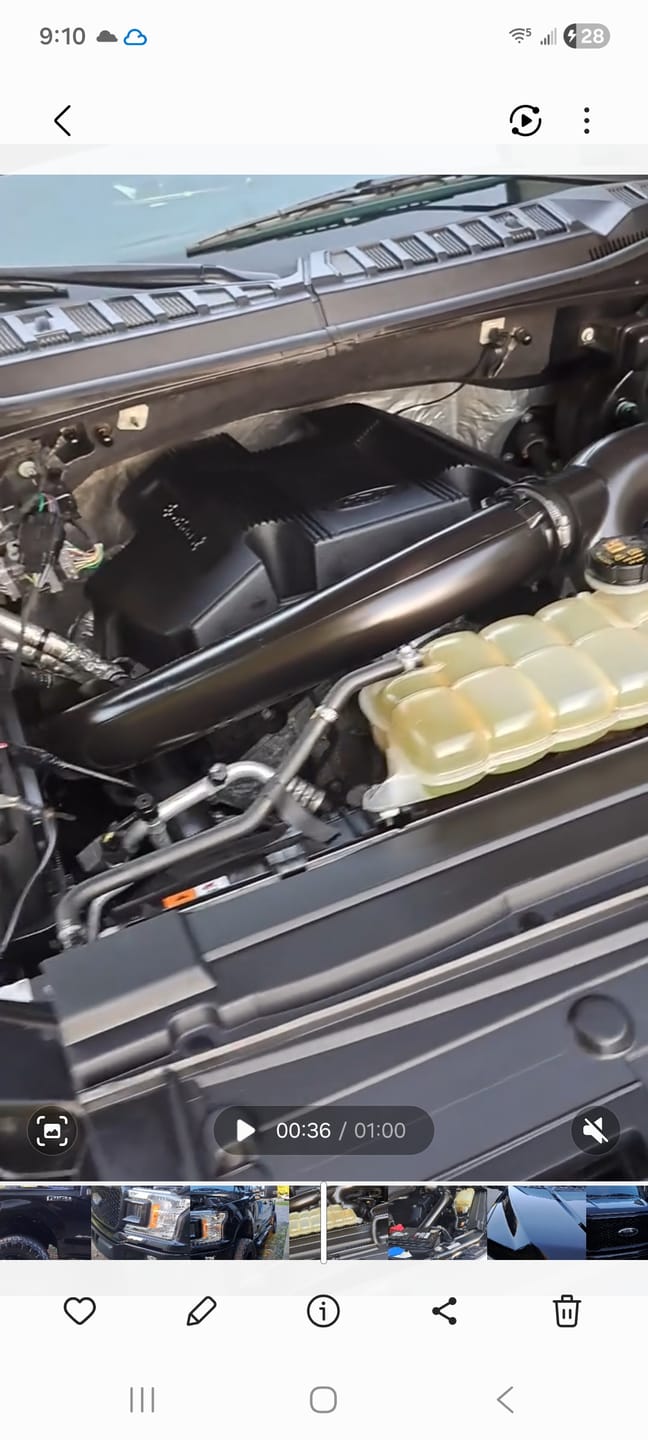 Customer photo review of Siligone - Silicone-Free Water-Based Engine and Exterior Dressing