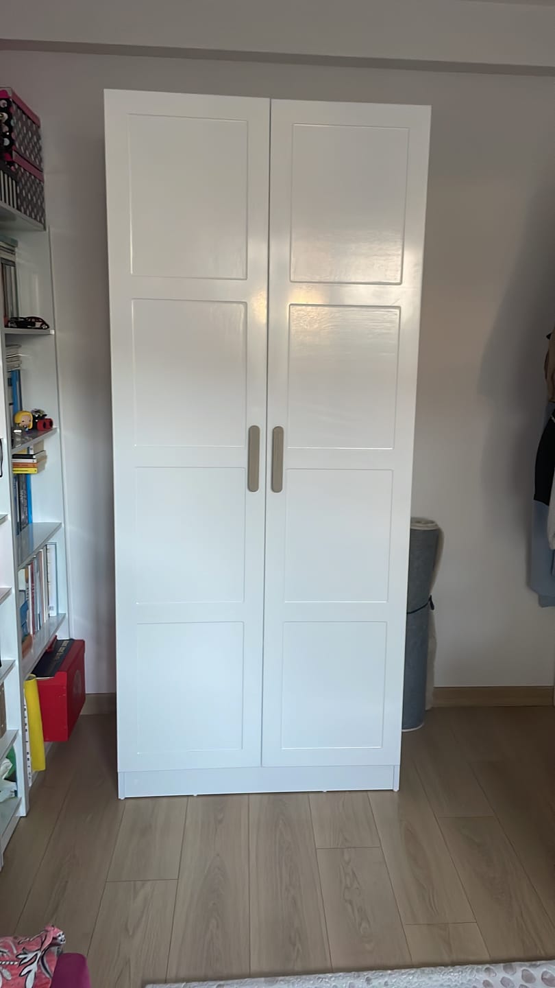 Customer photo review of Rani BA189 Membran Kapaklı Gardırop 2 Kapaklı 2 Raflı Elbise Dolabı Beyaz