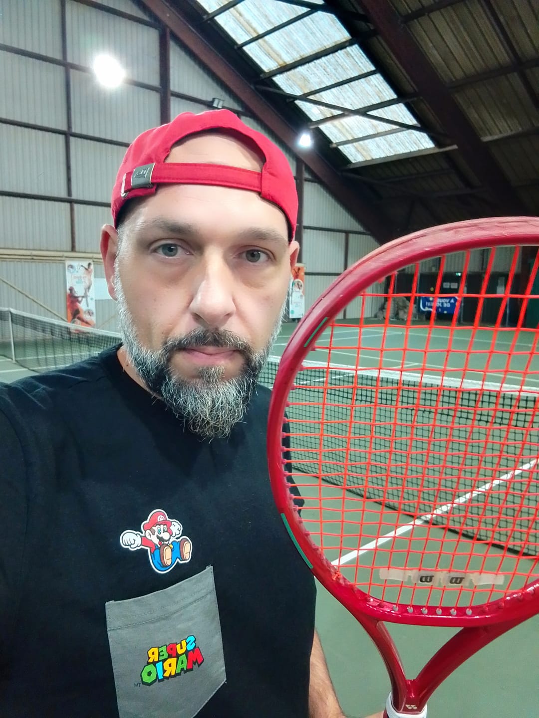 Customer photo review of RAQUETTE YONEX VCORE 98L RUBY RED (285G)