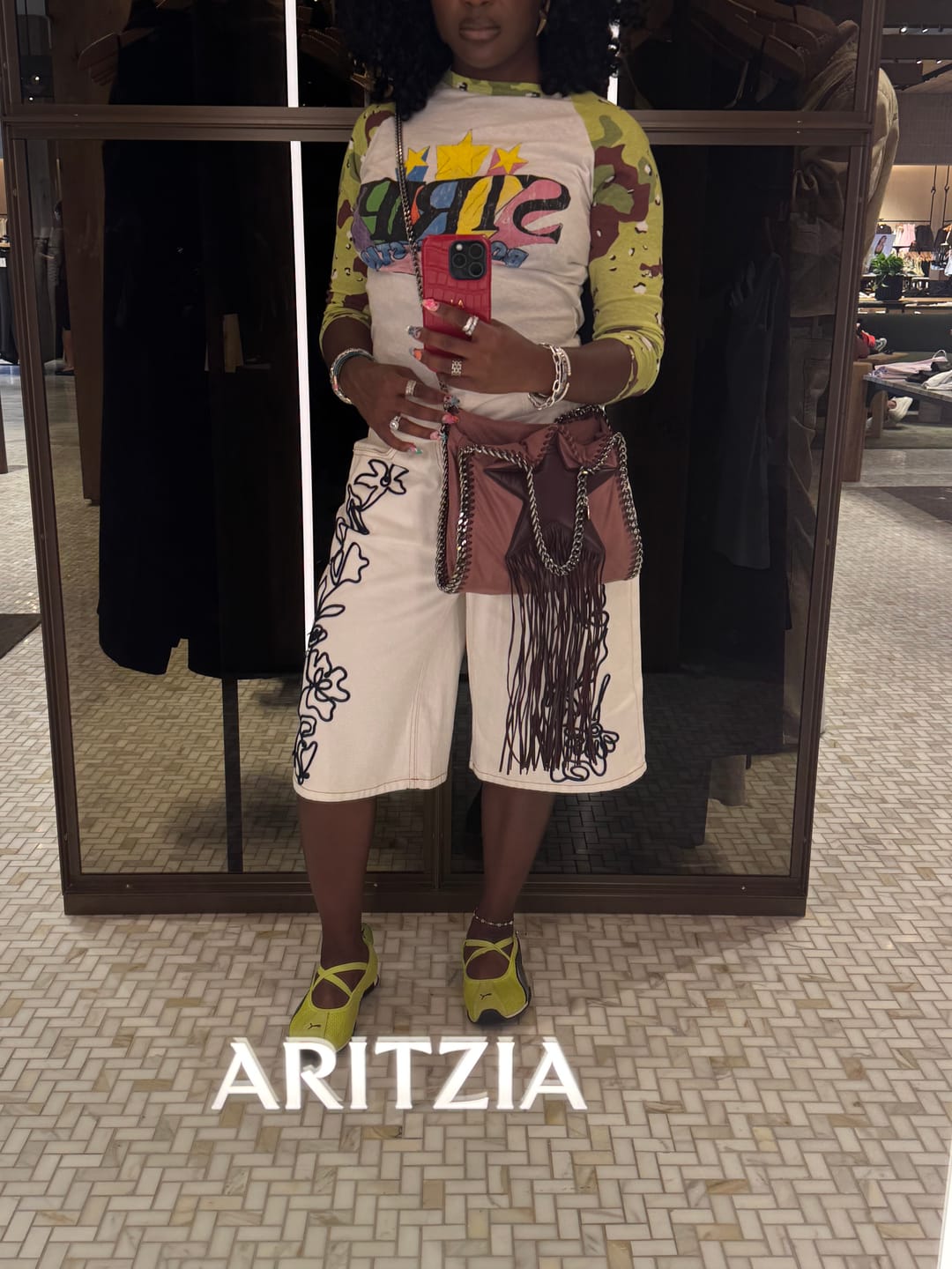 Customer photo review of BORN A STAR CAMO RAGLAN