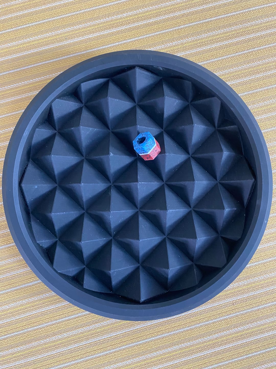 Customer photo review of NET Hex Lanyard Bead - Red, White, & Blue
