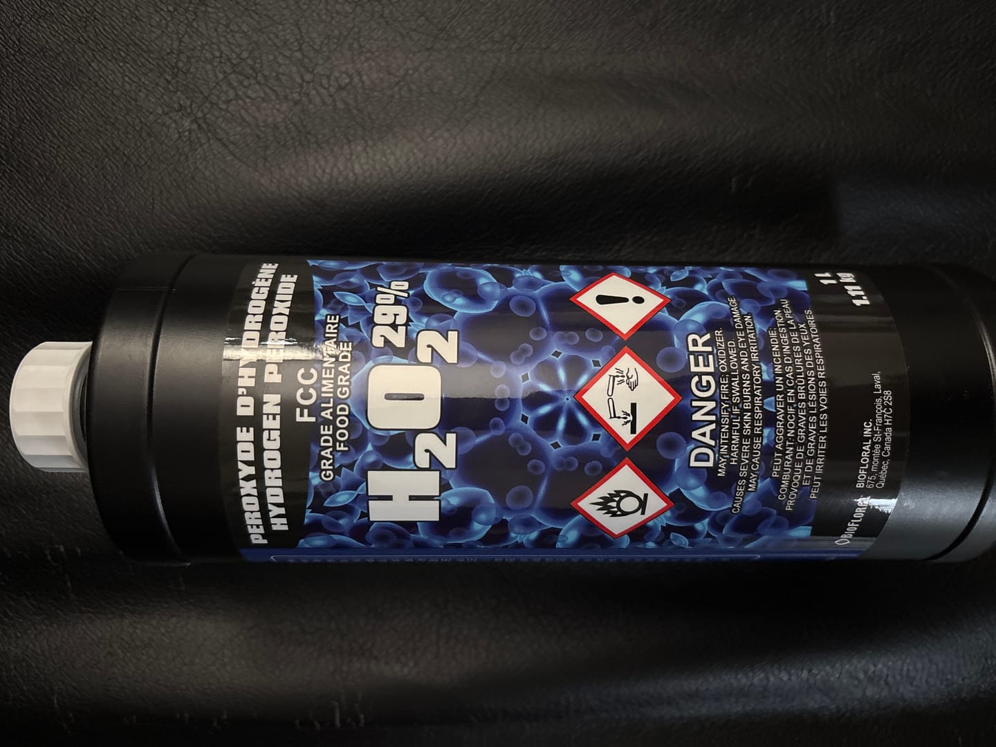 Customer photo review of Nutri+ Hydrogen Peroxide (H₂O₂) 29% Food Grade